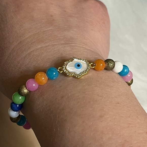 COLORFUL Evil Eye Bracelet - Picture 10 of 12